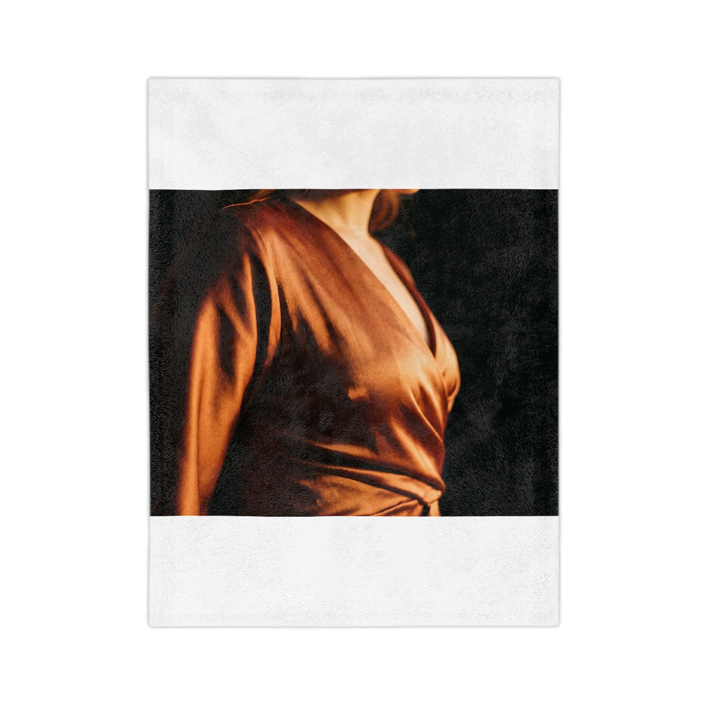 Microfiber Blanket - Satin Sunset Glow | Echovira Gallery