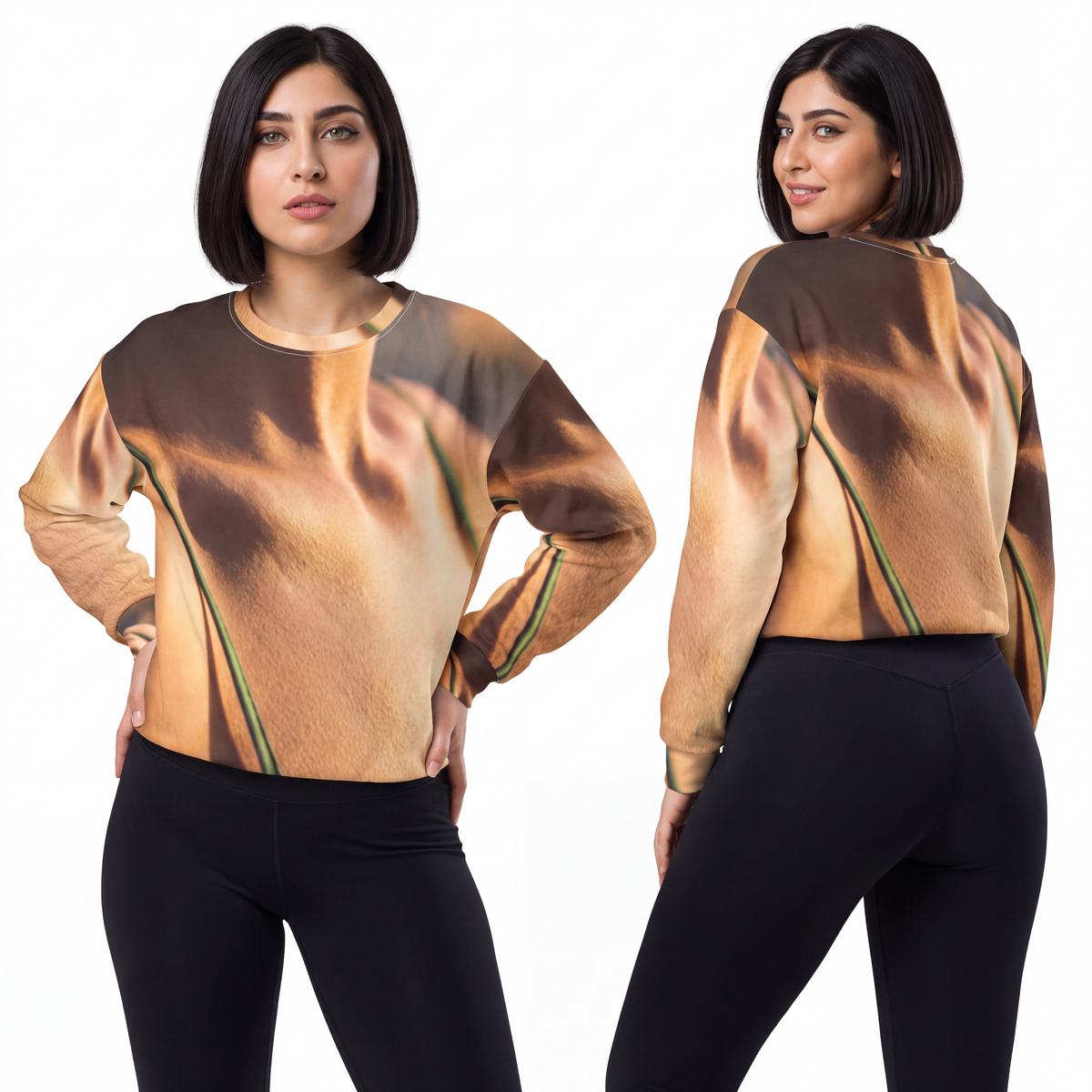 Golden Hour Unisex Sweatshirt - Emerald Cozy Glow | Echovira...