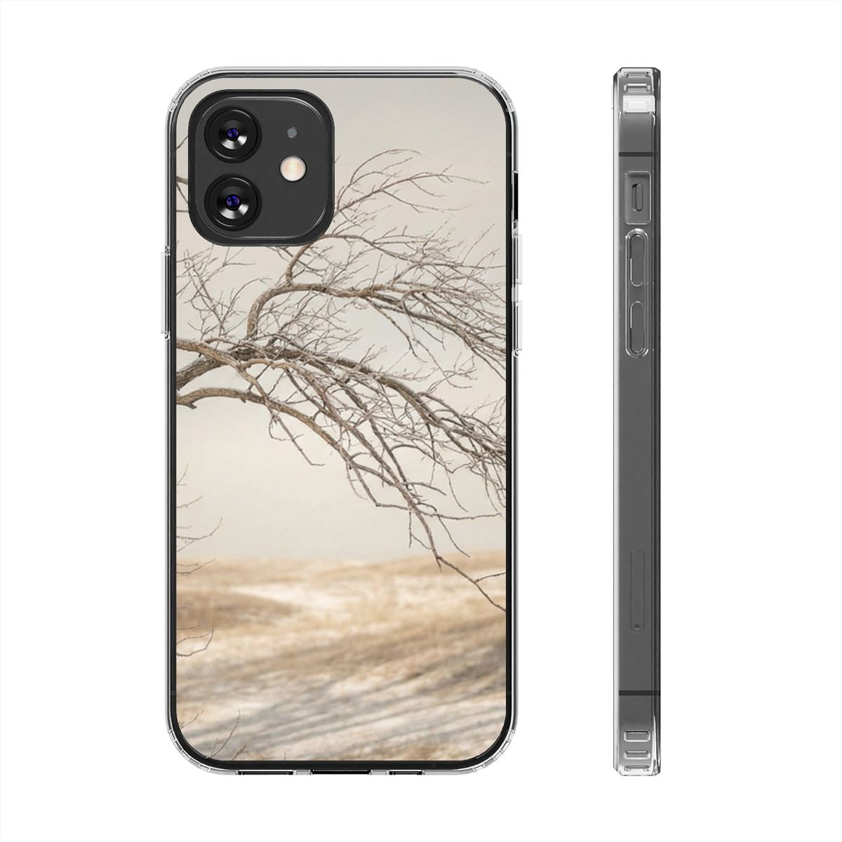 Clear Impact-Resistant Cases - Clear Phone Case - Winter...