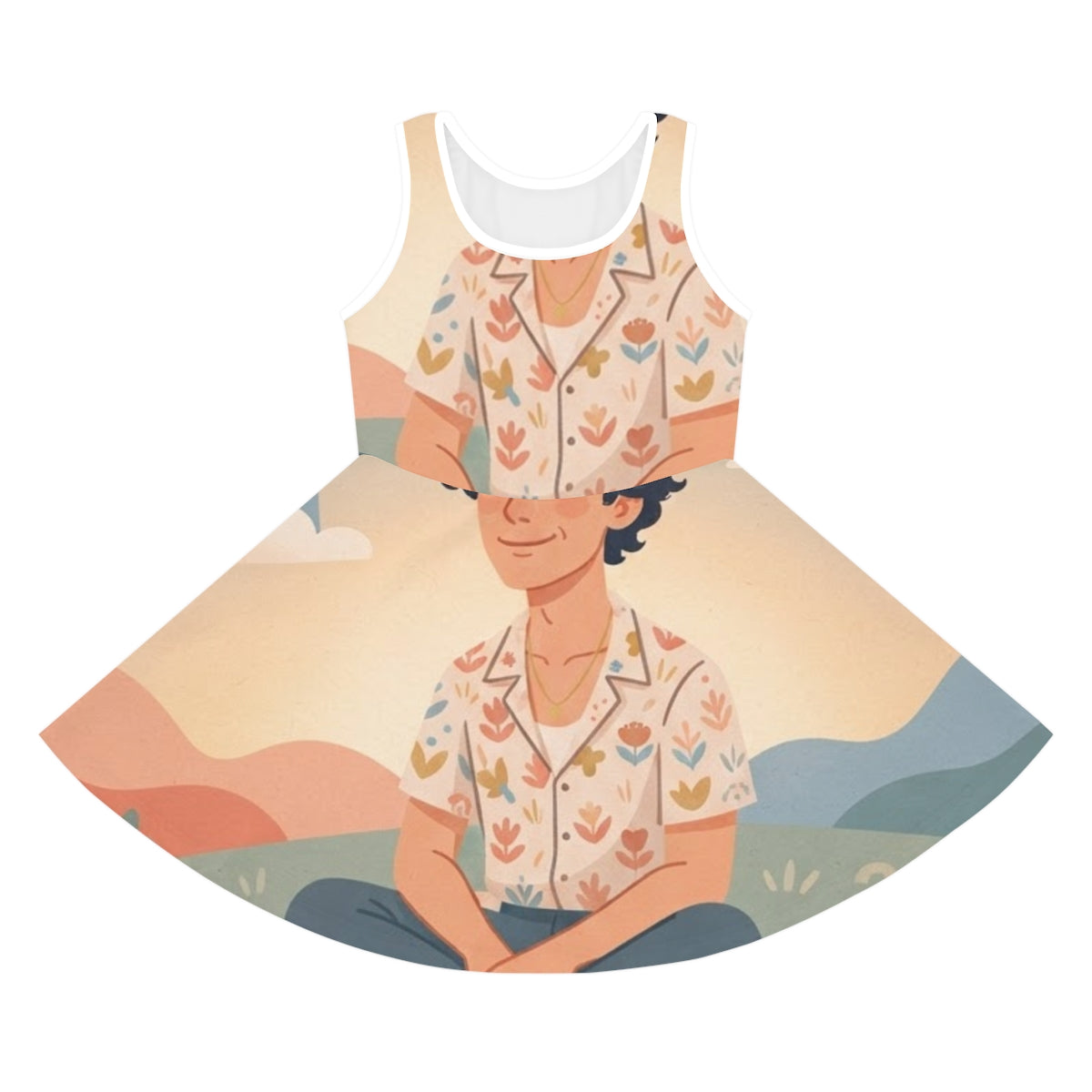 Girls' Sleeveless Sundress - Rainbow Dream | Echovira...