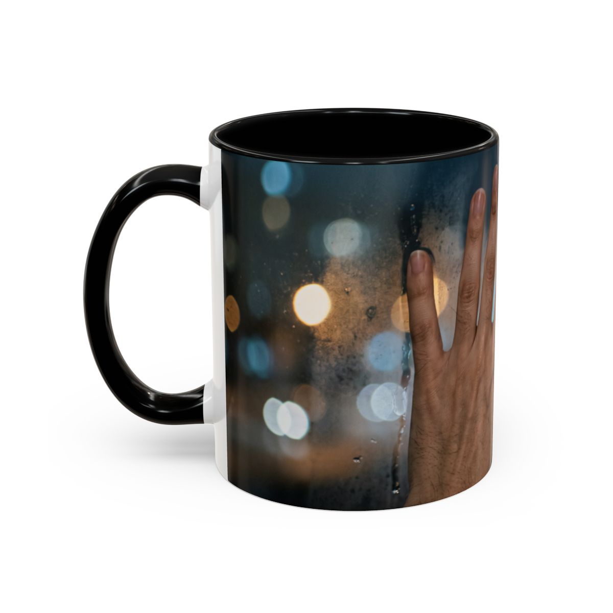 Rainy City Window Accent Coffee Mug