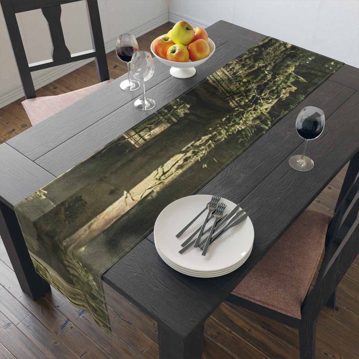 Table Runner - Sacred Forest Sanctuary | Echovira Gallery