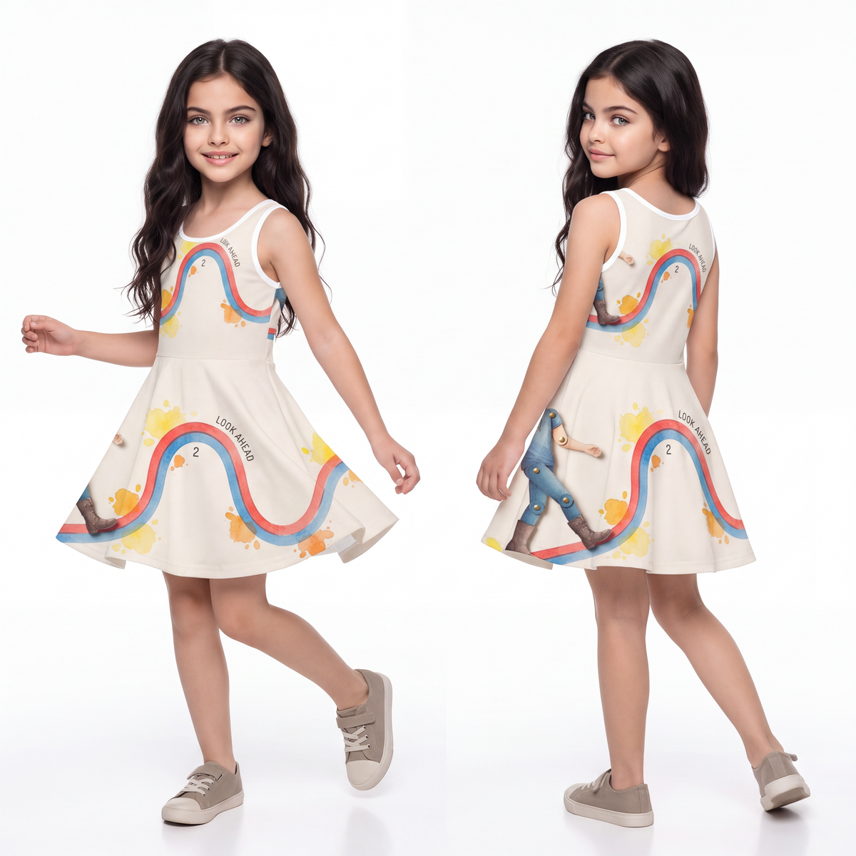 Girls' Sleeveless Sundress - Pathway Wonder | Echovira...