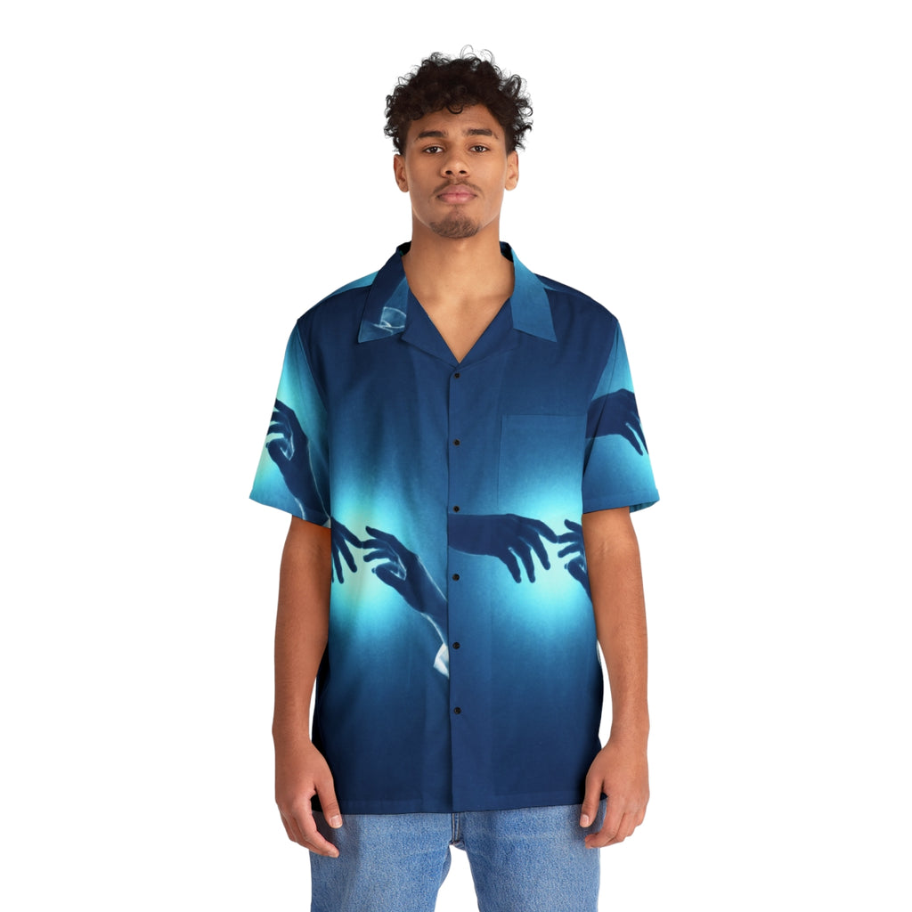 Men's Hawaiian Shirt - Luminous Touch | Echovira Gallery