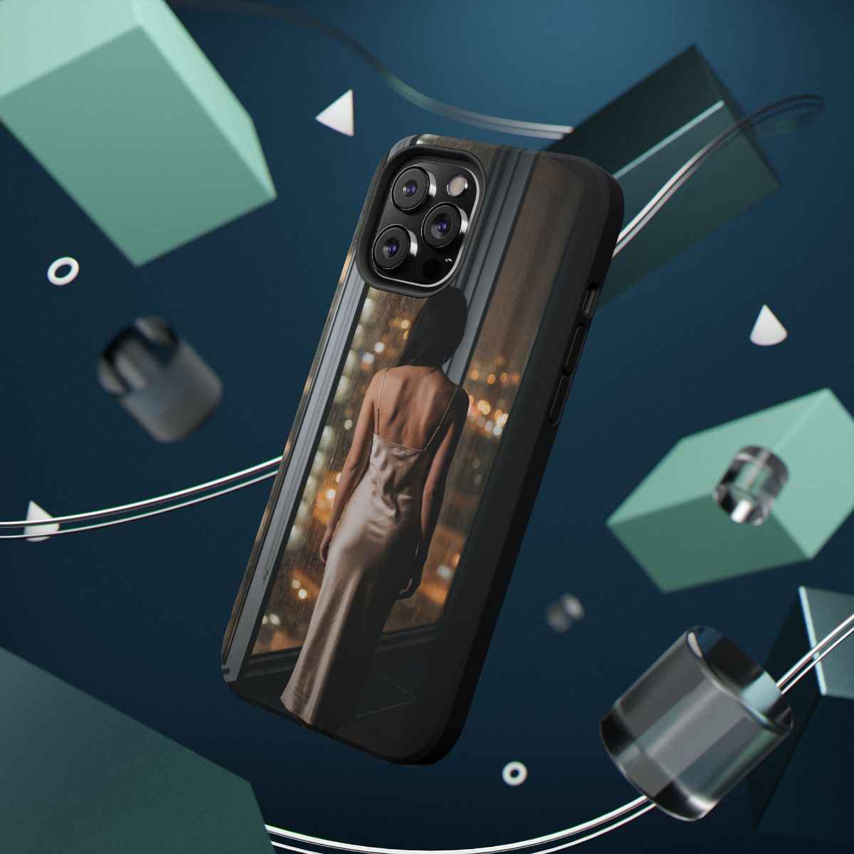 Impact-Resistant Cases - Tough Phone Case - Rainy Windows...— sizes part 1/2