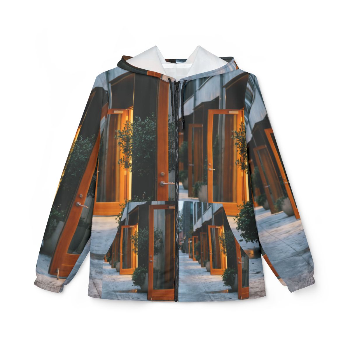 Men's Windbreaker Jacket - Twilight Walkway | Echovira...