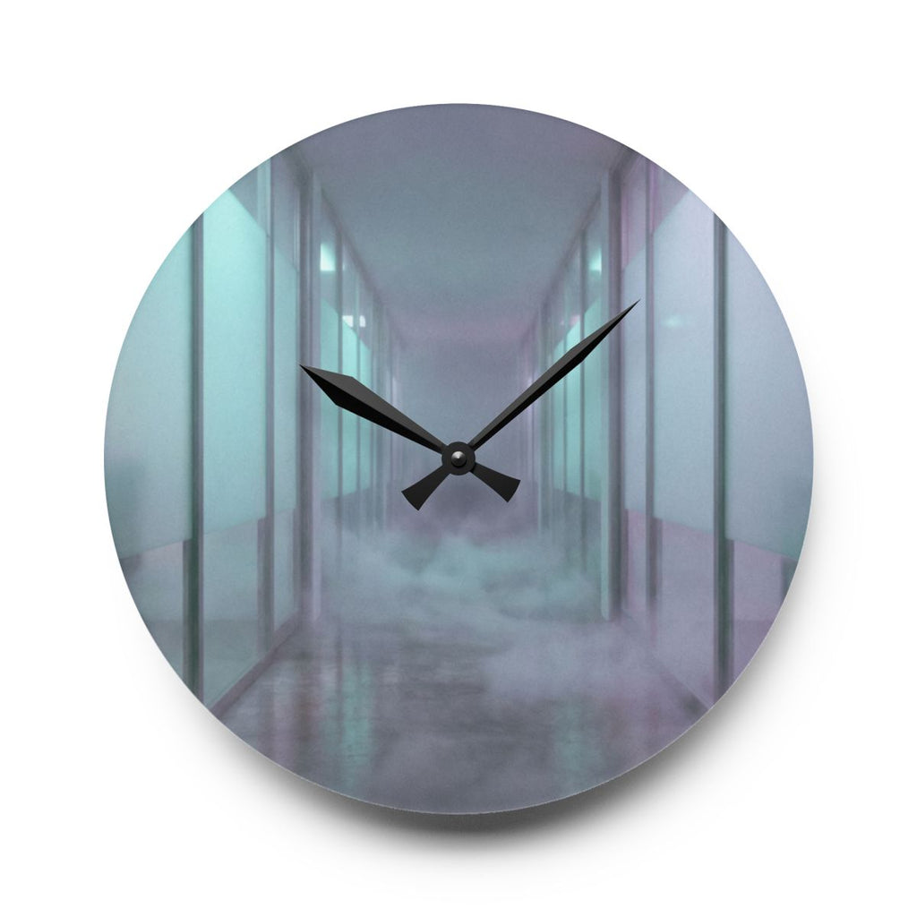 Acrylic Wall Clock - Liminal Dreamscape | Echovira Gallery