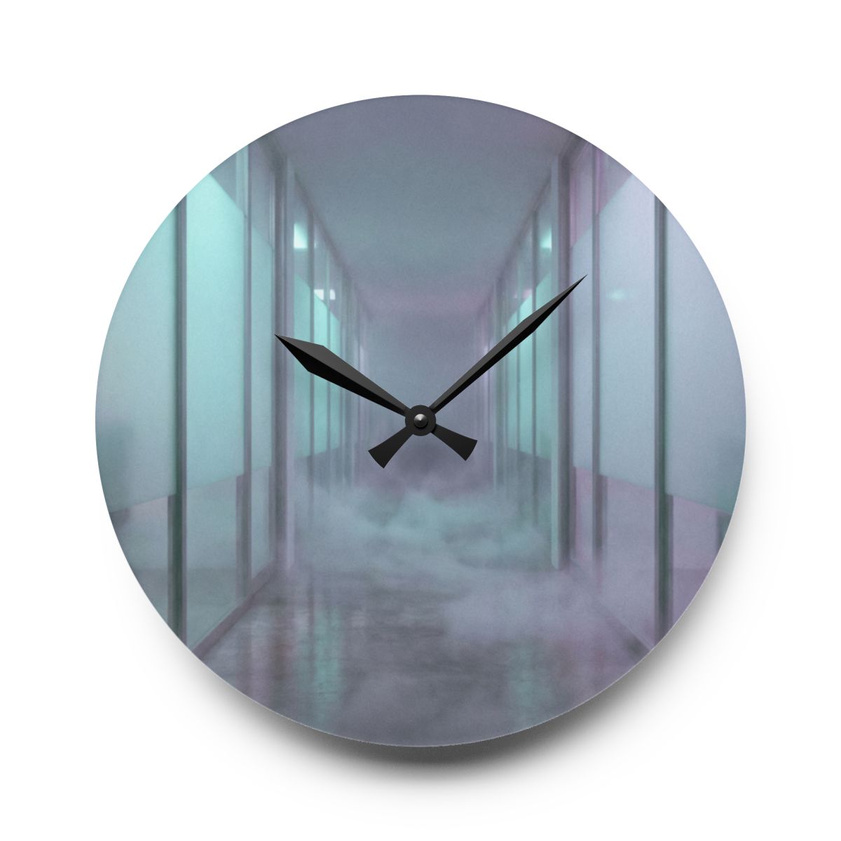 Acrylic Wall Clock - Liminal Dreamscape | Echovira Gallery