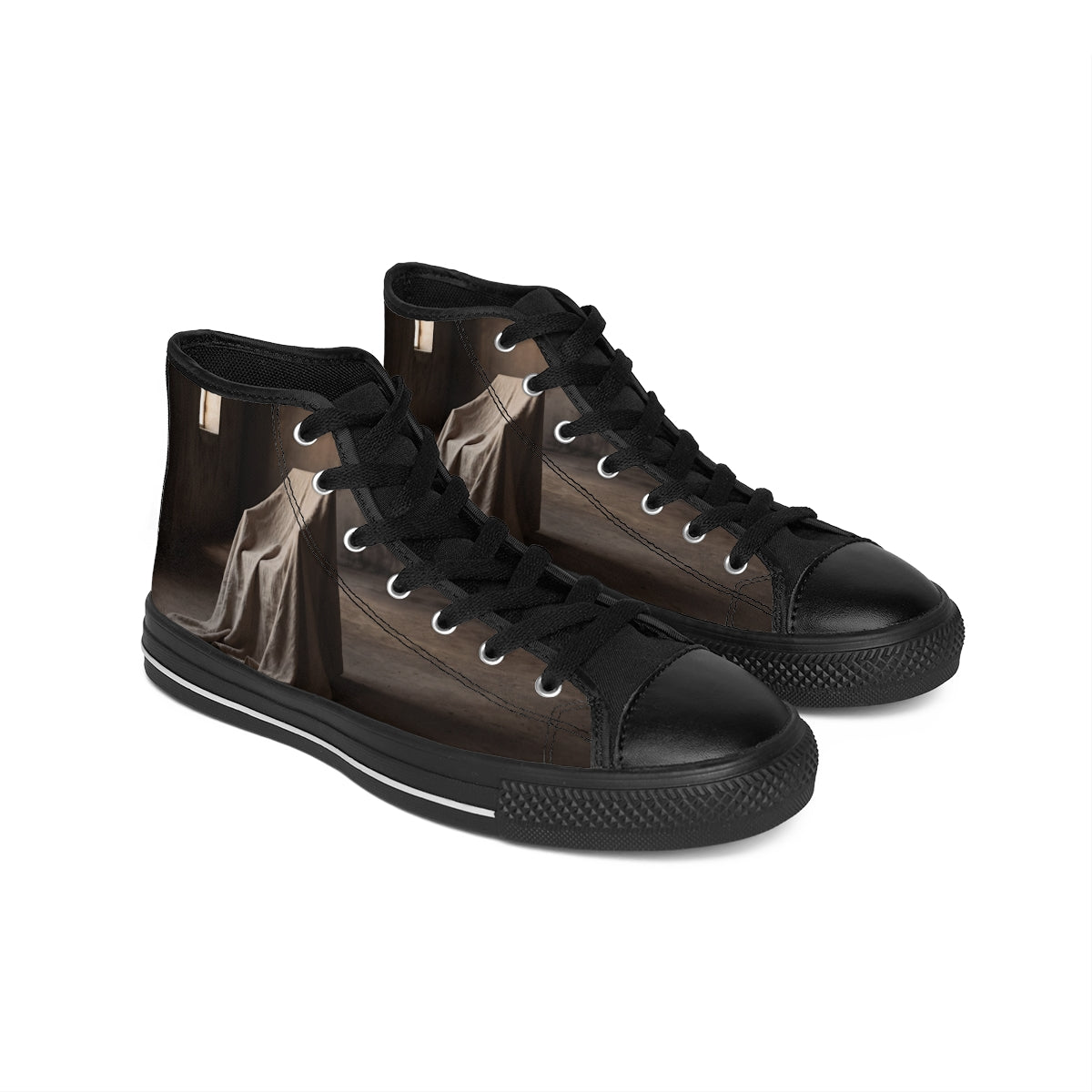 Women's Classic Sneakers - Abstract Form