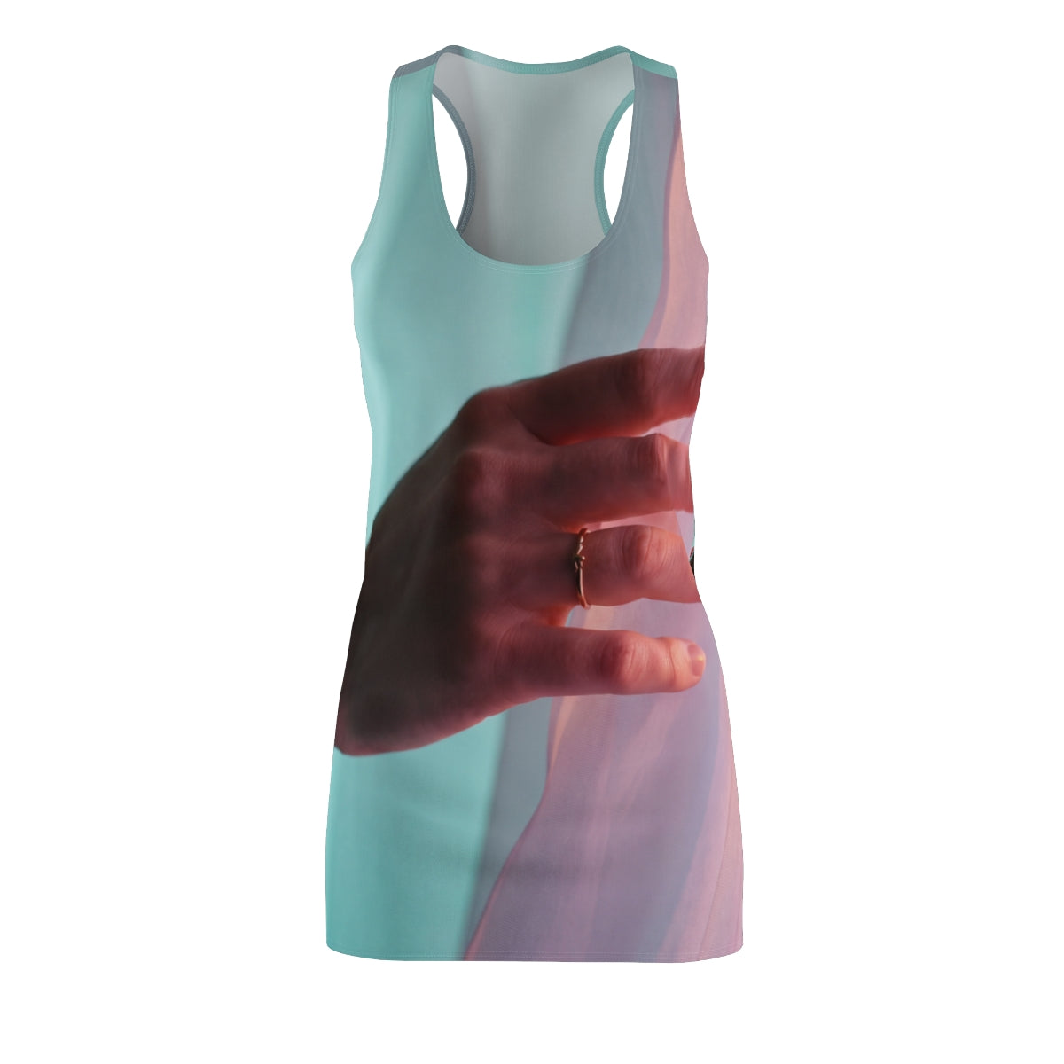 Women's Cut & Sew Racerback Dress - Dawn Breeze | Echovira...