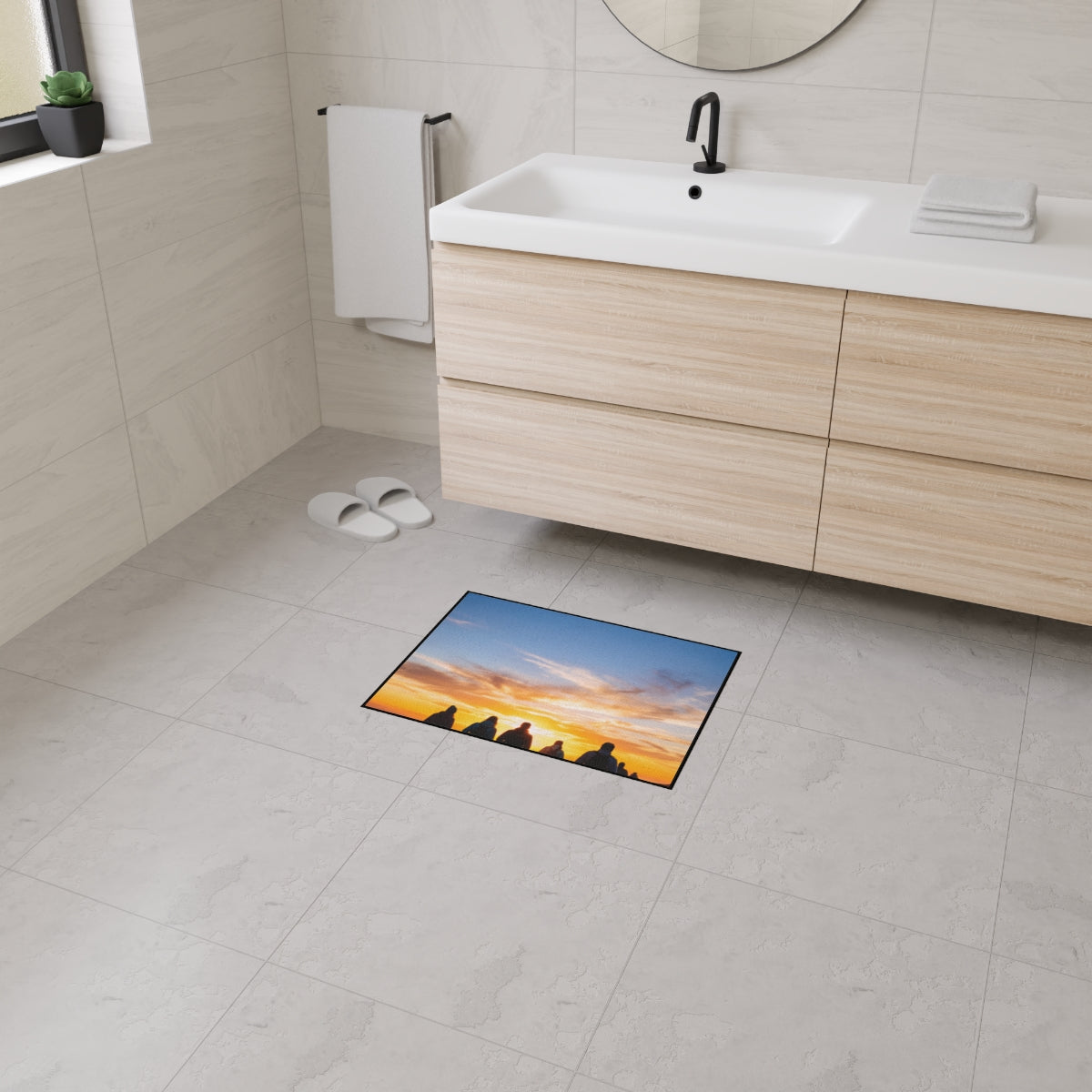 Floor Mat - Golden Sunset Trek