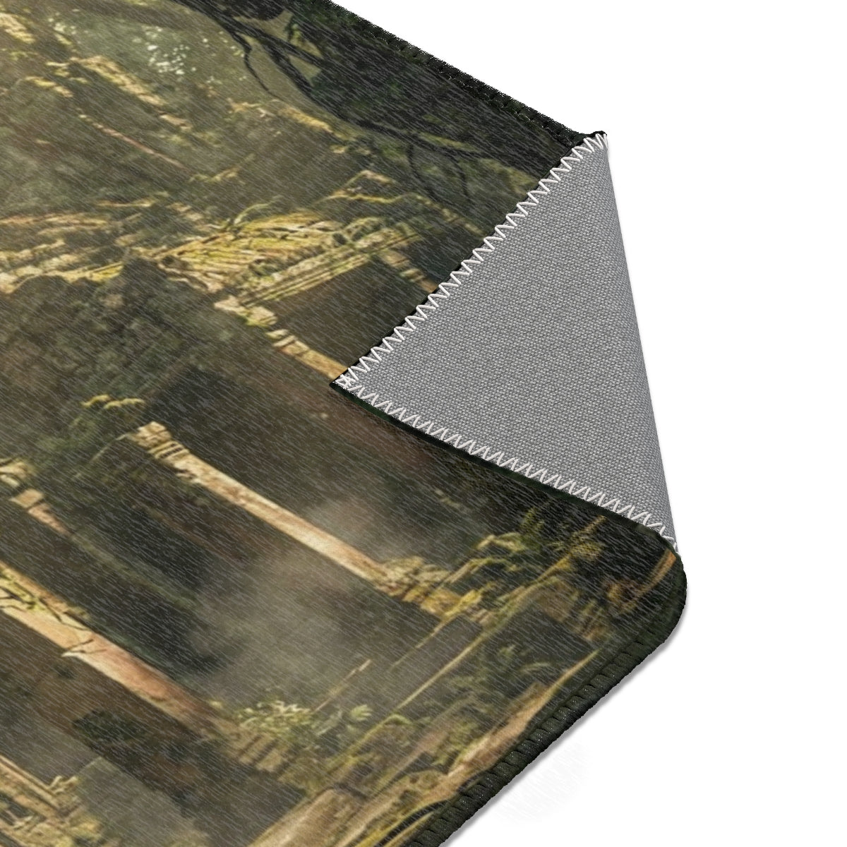 Area Rug - Overgrown Jungle Sanctuary | Echovira Gallery