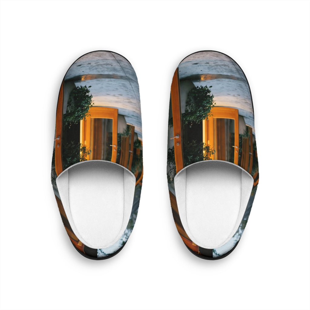 Men's Indoor Slippers - Twilight Walkway | Echovira Gallery