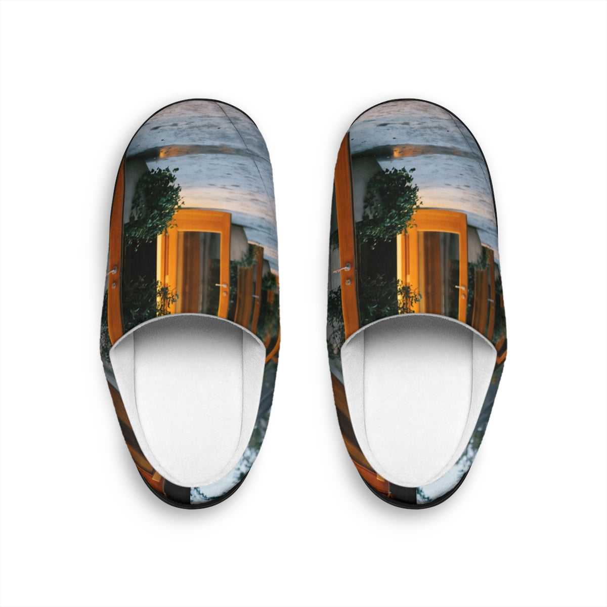 Men's Indoor Slippers - Twilight Walkway | Echovira Gallery