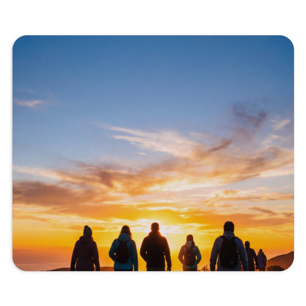 Mouse Pad - Golden Hiker Dawn