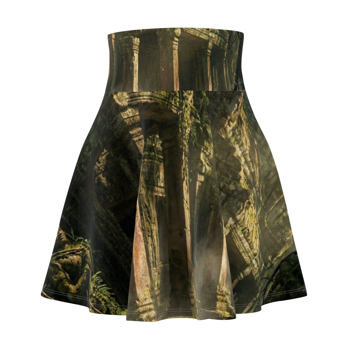 Women's Skater Skirt - Secret Jungle Haven | Echovira...