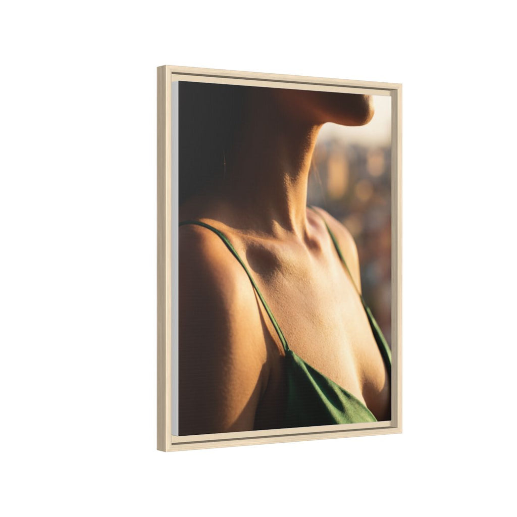Framed Matte Canvas - Sunlit Muse