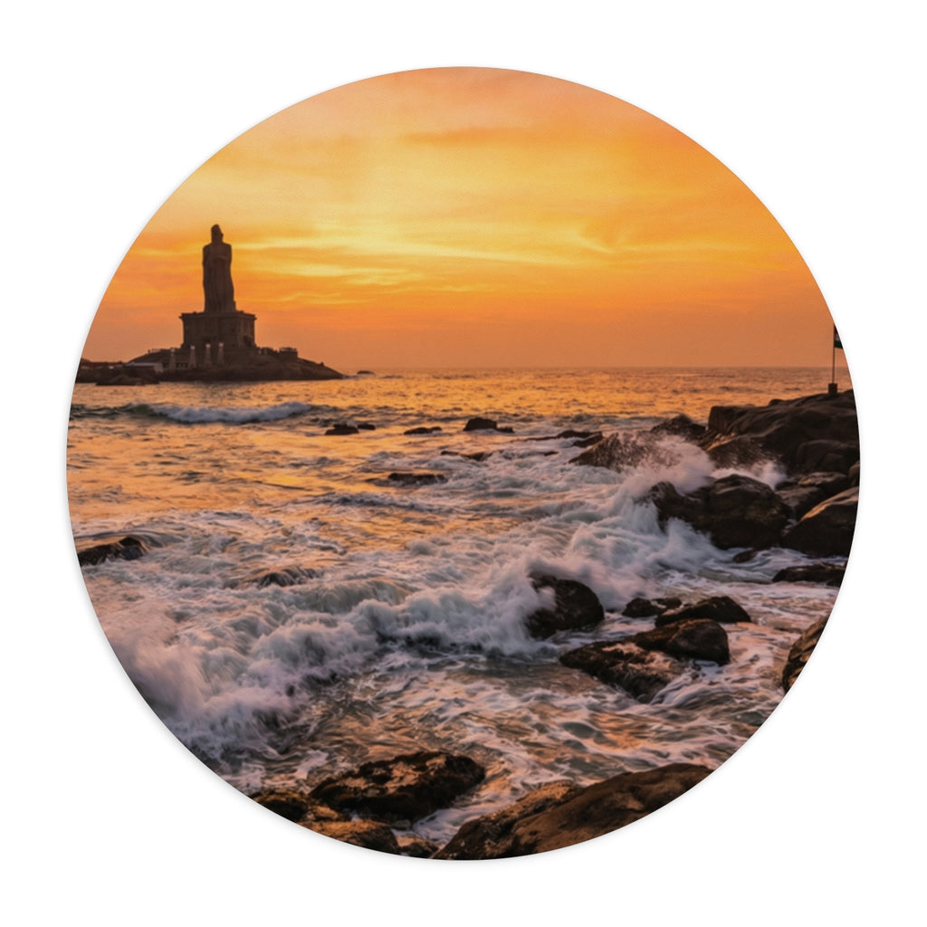 Mouse Pad - Coastal Golden Dawn