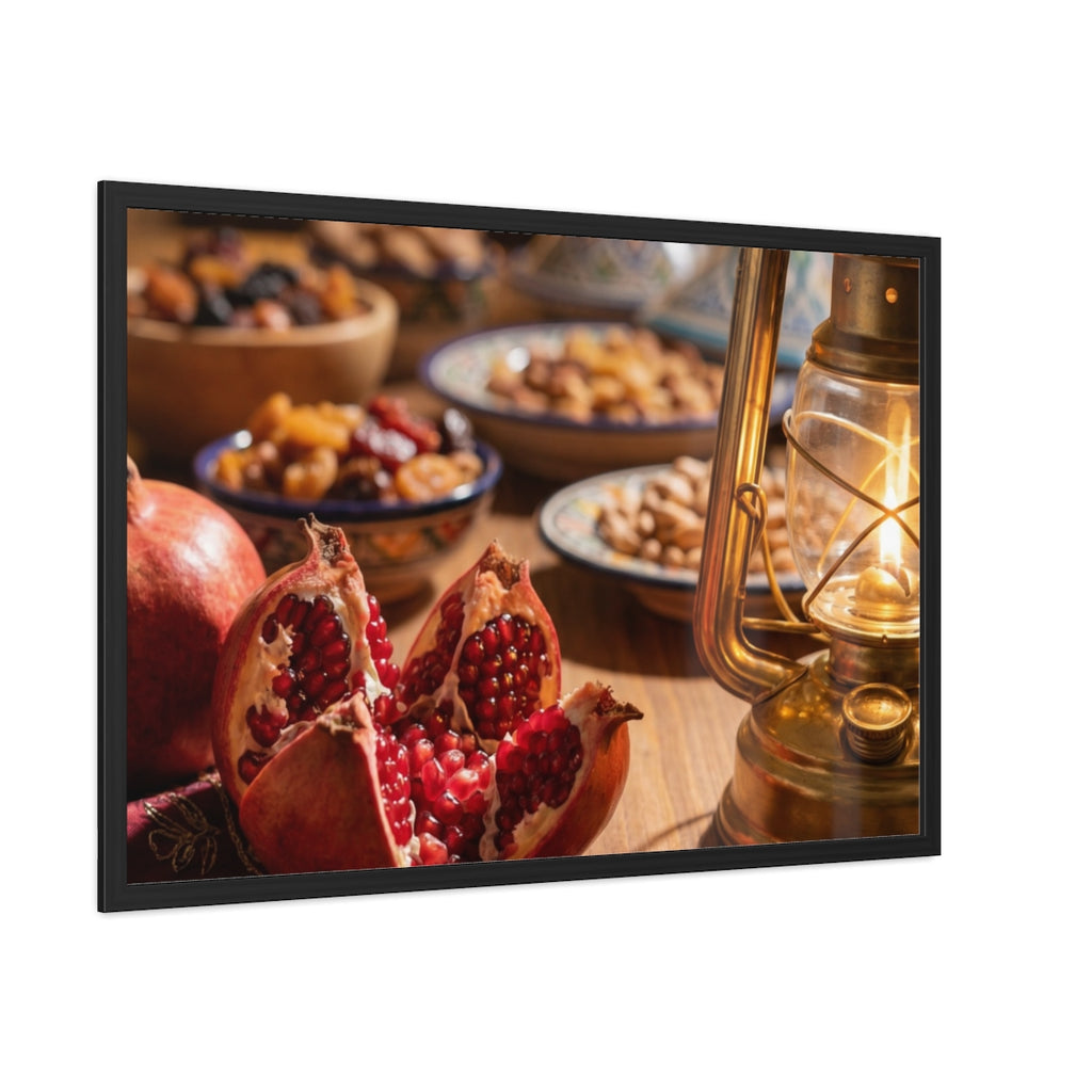 Framed Poster - Twilight Mediterranean Feast (10×8, 12×8......