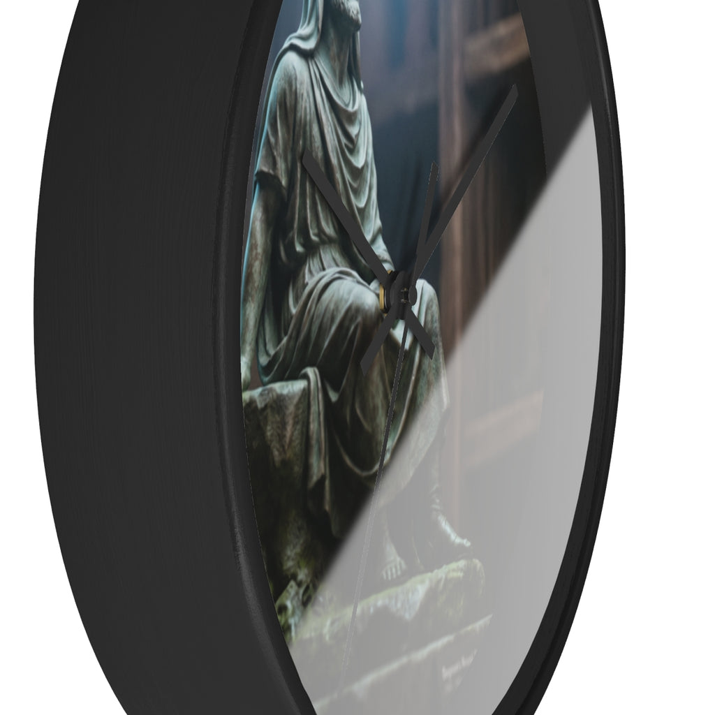 Wall Clock - Classical Bronze Sage Sanctuary | Echovira...