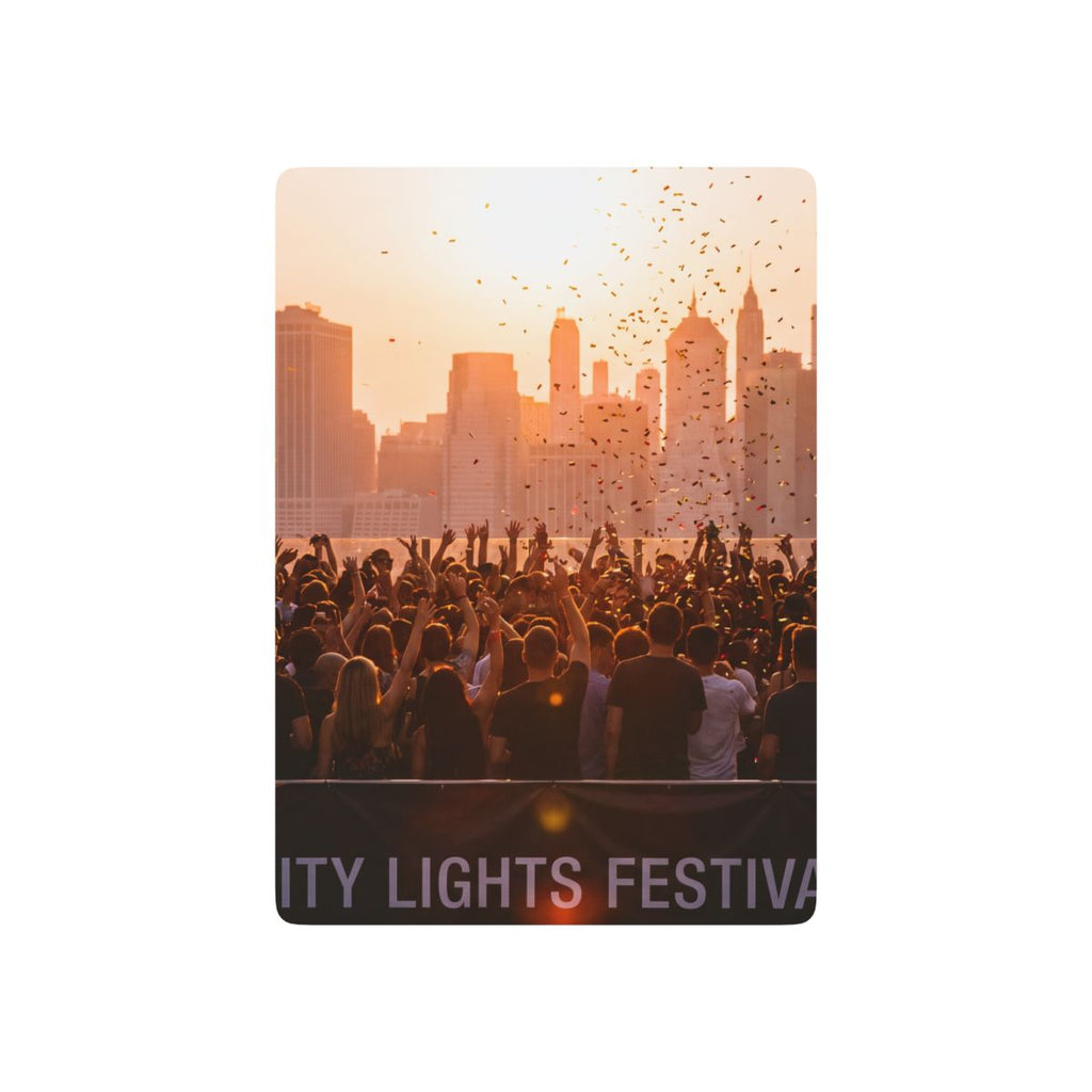 Poker Playing Cards - City Lights | Echovira Gallery