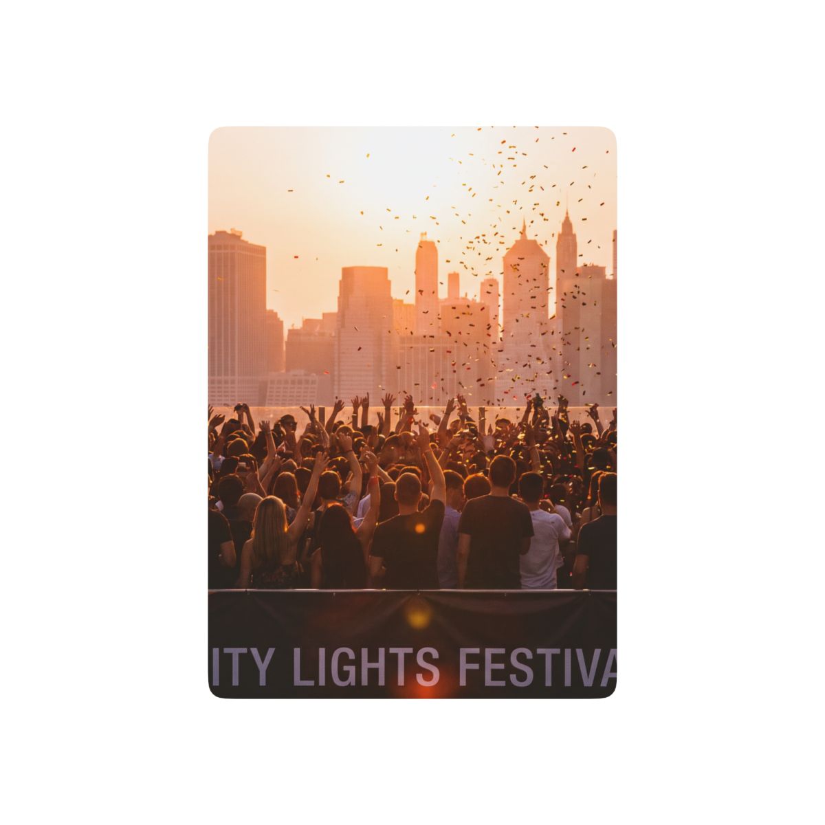 Poker Playing Cards - City Lights | Echovira Gallery