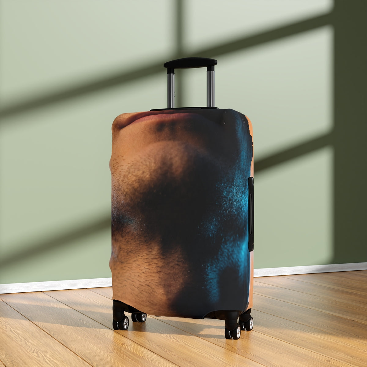 Luggage Cover - Neon Noir Identity