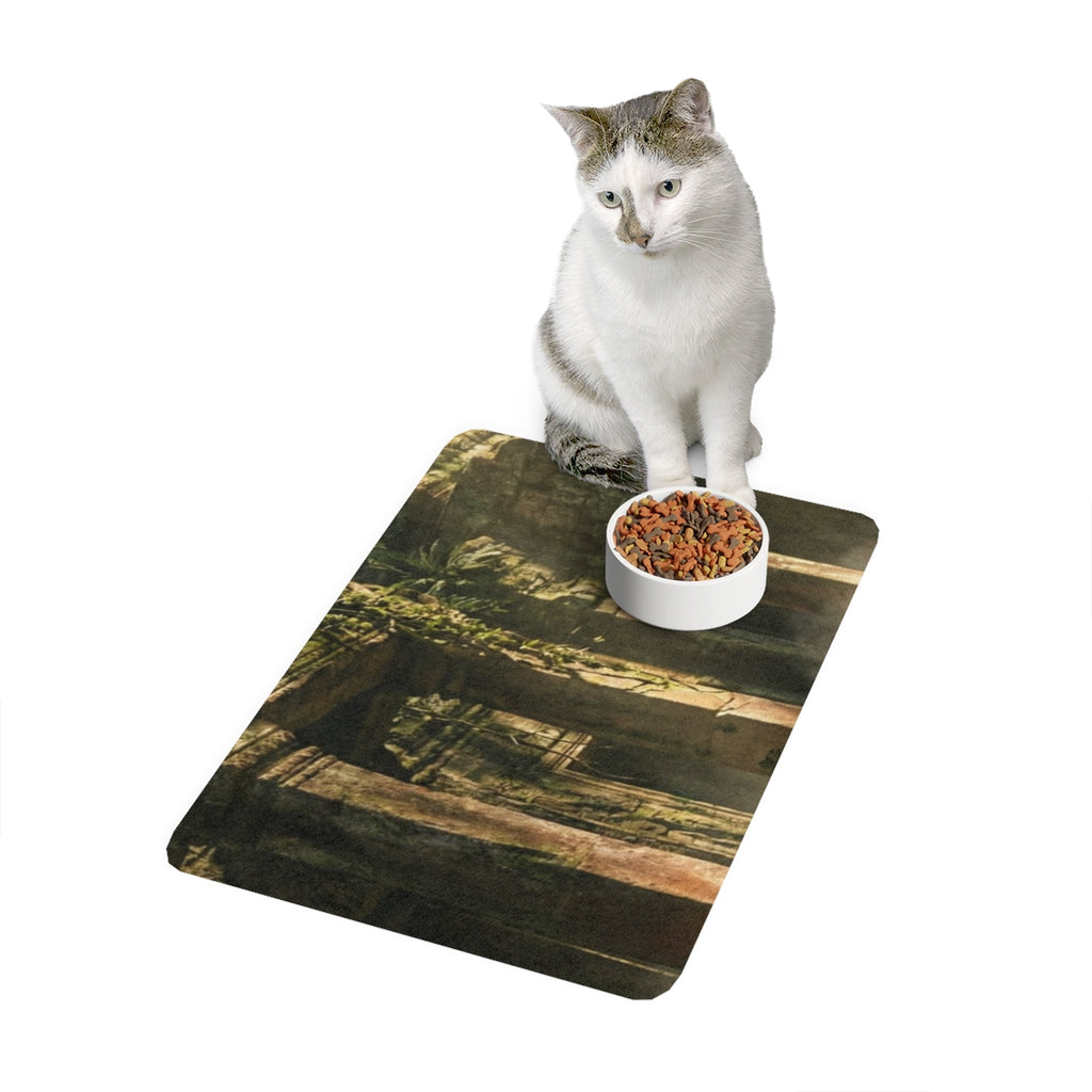 Pet Food Mat 12x18 - Temple Oasis | Echovira Gallery
