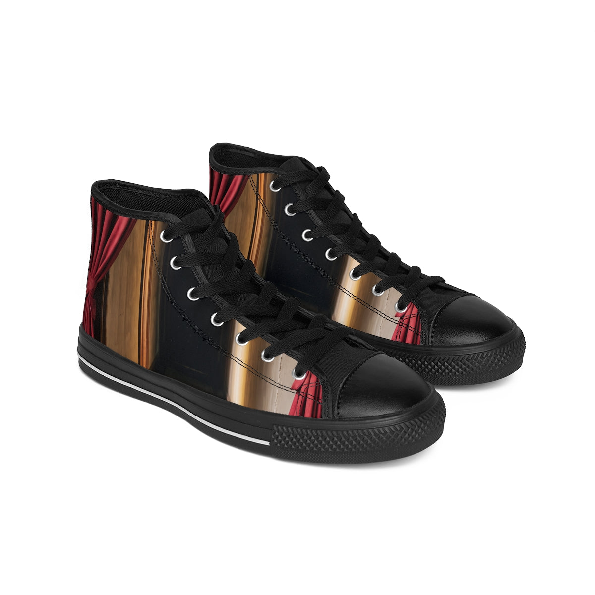 Women's Classic Sneakers with Dark Academia Art