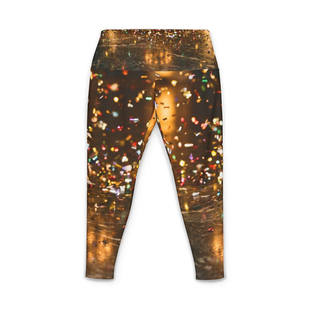 Women's Yoga Pants - Midnight Sparkle Flared | Echovira...