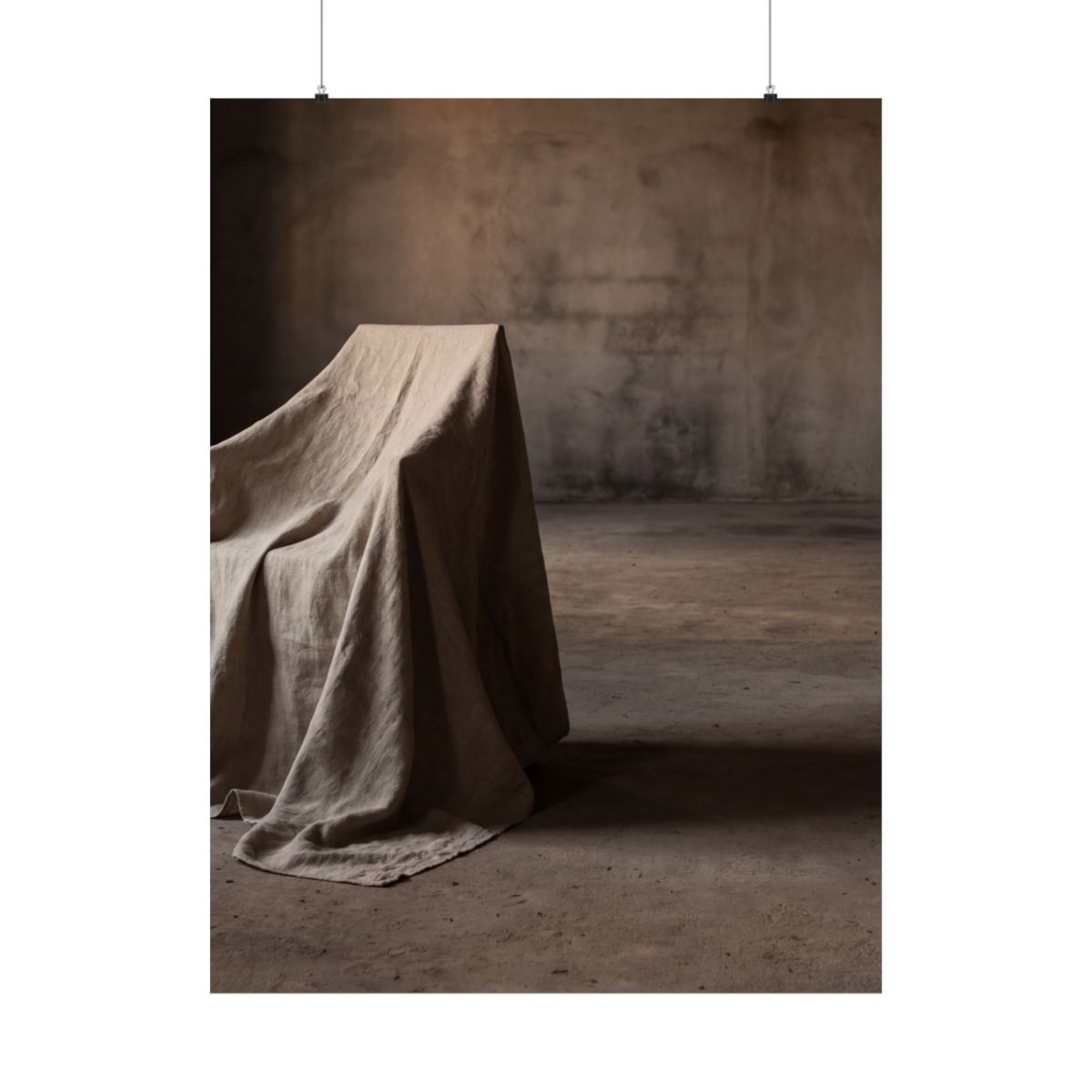 Matte Vertical Posters - Draped Silence Still Life Art... |...