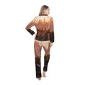 Women's Satin Pajamas - City Lights | Echovira Gallery