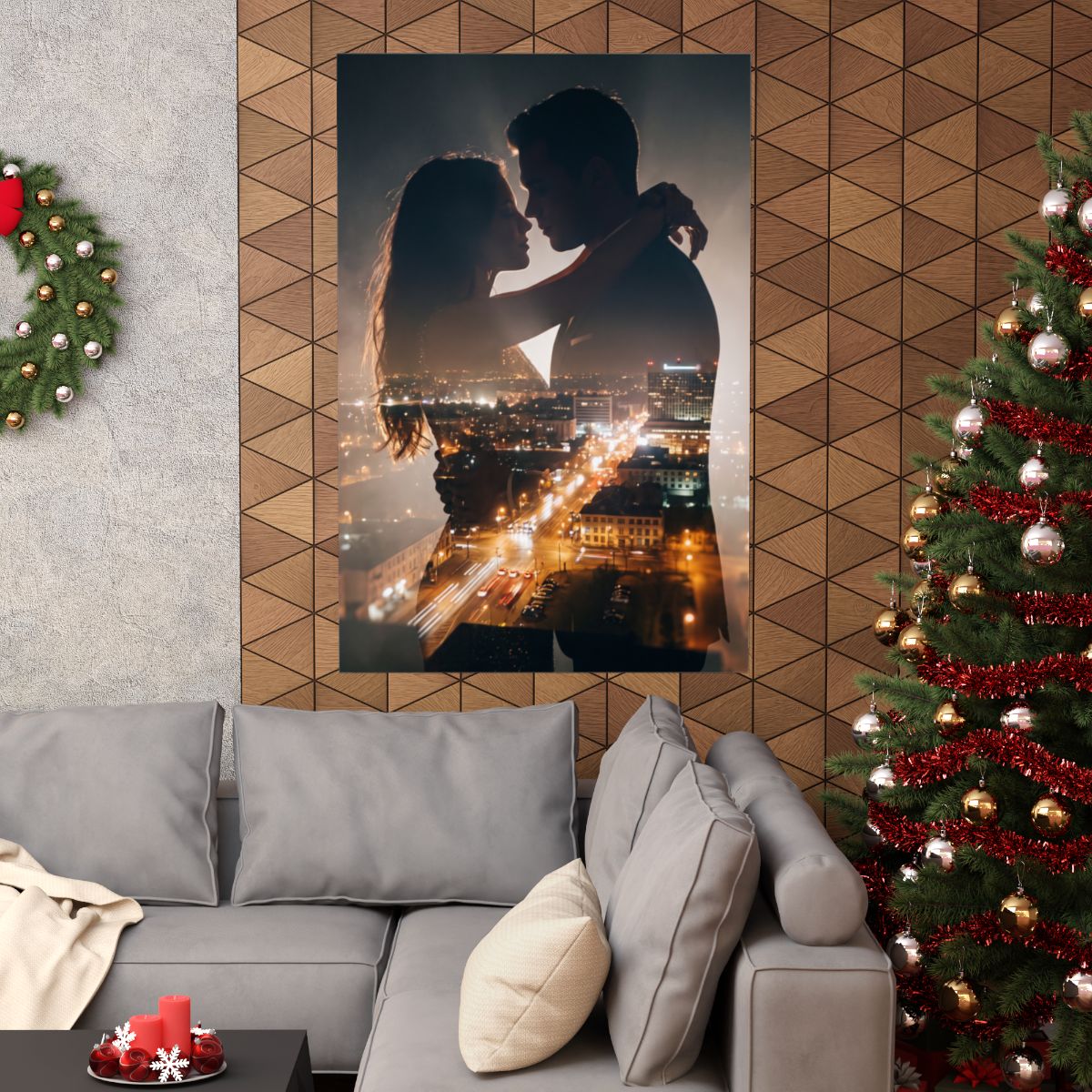 Matte Vertical Poster - Metropolitan Lovers Kiss (8×10 &......