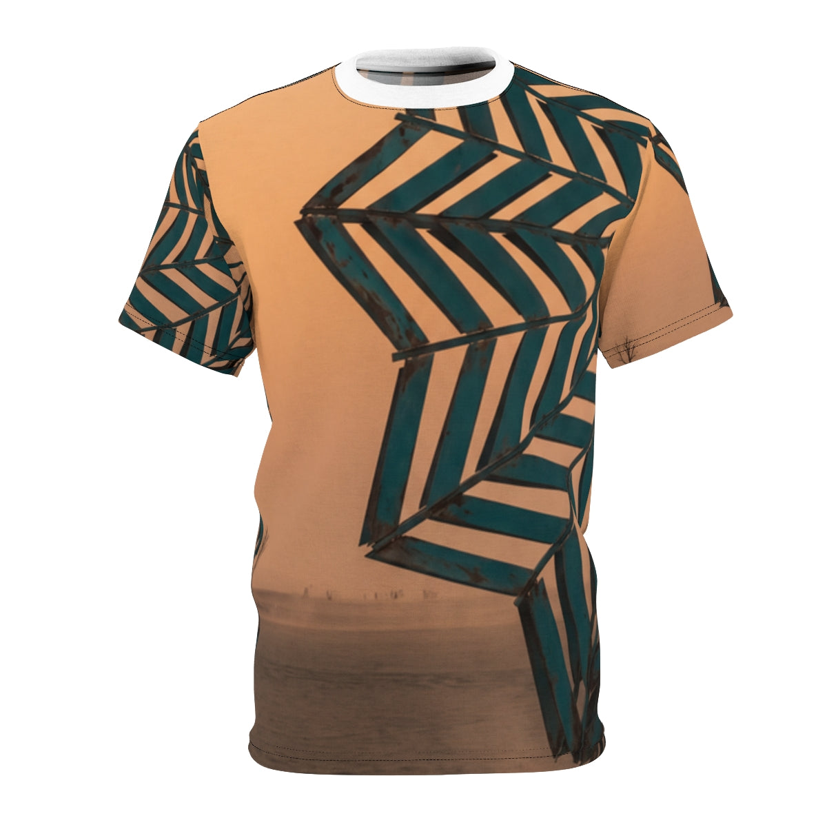 Desert Kinetic Sculpture Unisex Cut & Sew Tee