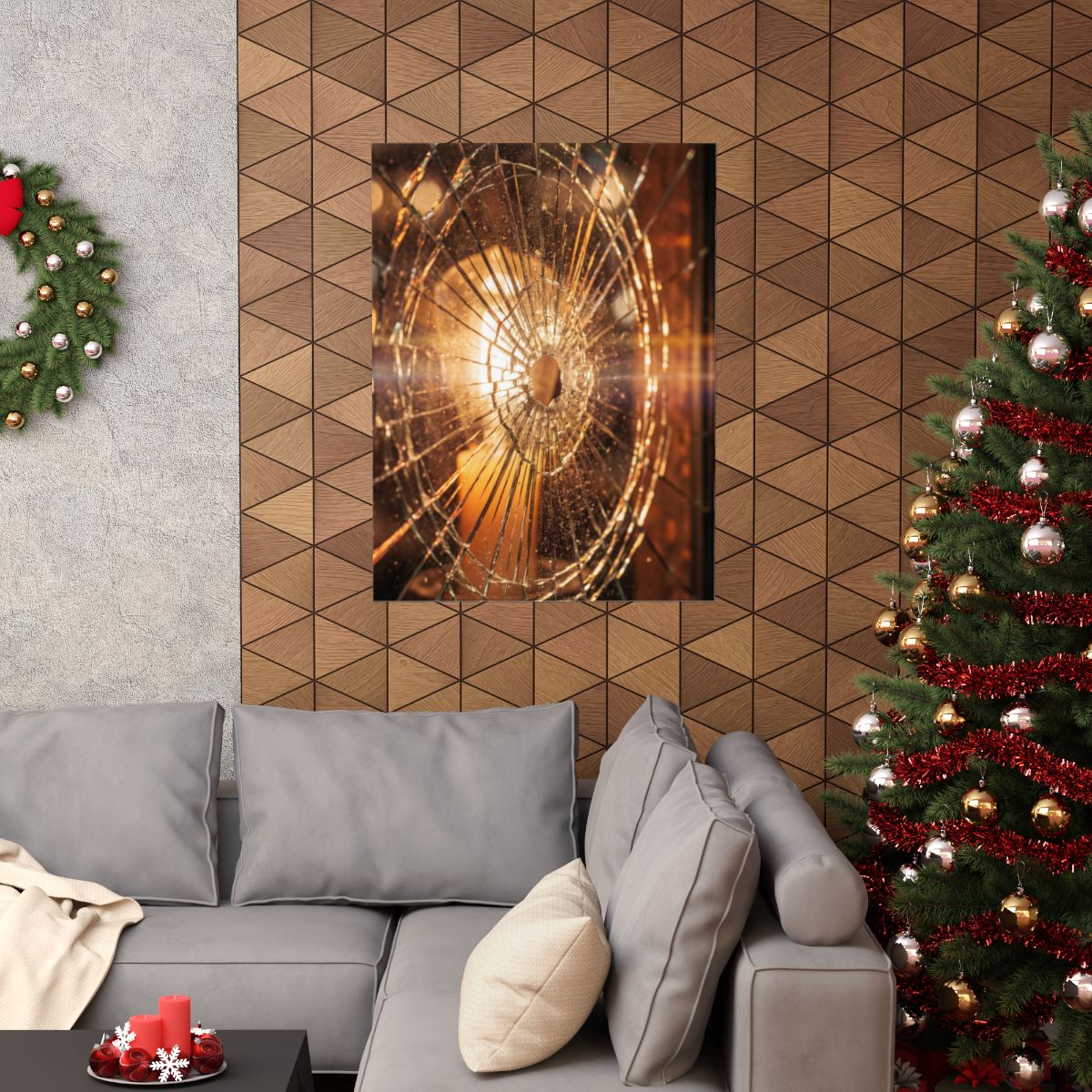 Matte Vertical Posters - Shattered Radiance Glass Art (8×10...