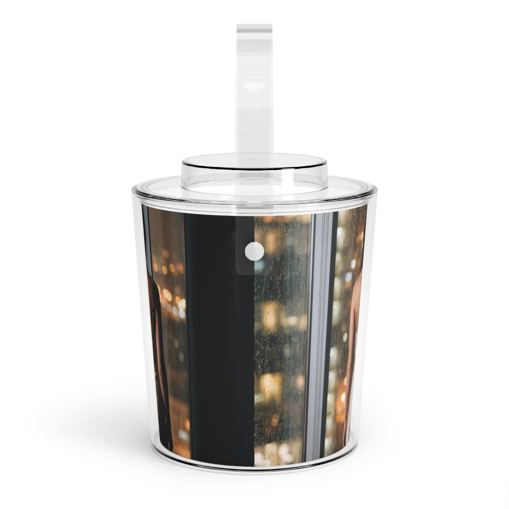 Ice Bucket with Tongs - Midnight Lounge