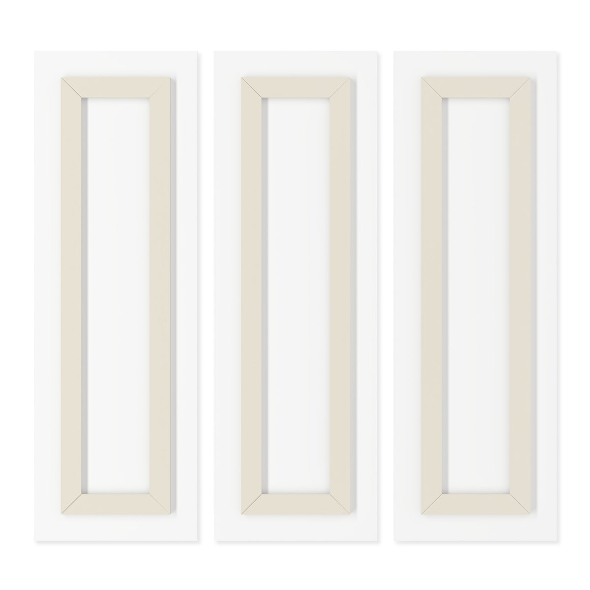 Acrylic Triptych Print - Golden Hour Glow — Portrait