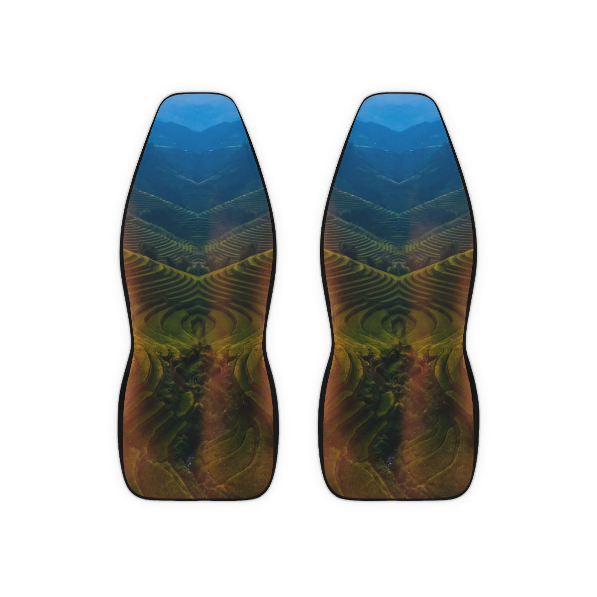 Car Seat Covers - Terraced Slopes | Echovira Gallery