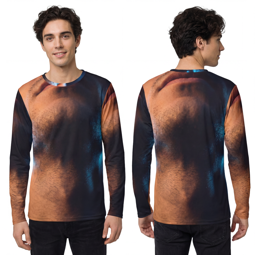 Men's Long Sleeve Shirt - Neon Edge