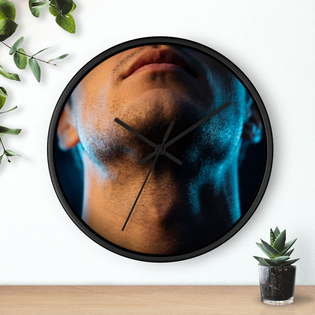 Wall Clock - Neon Pulse Time