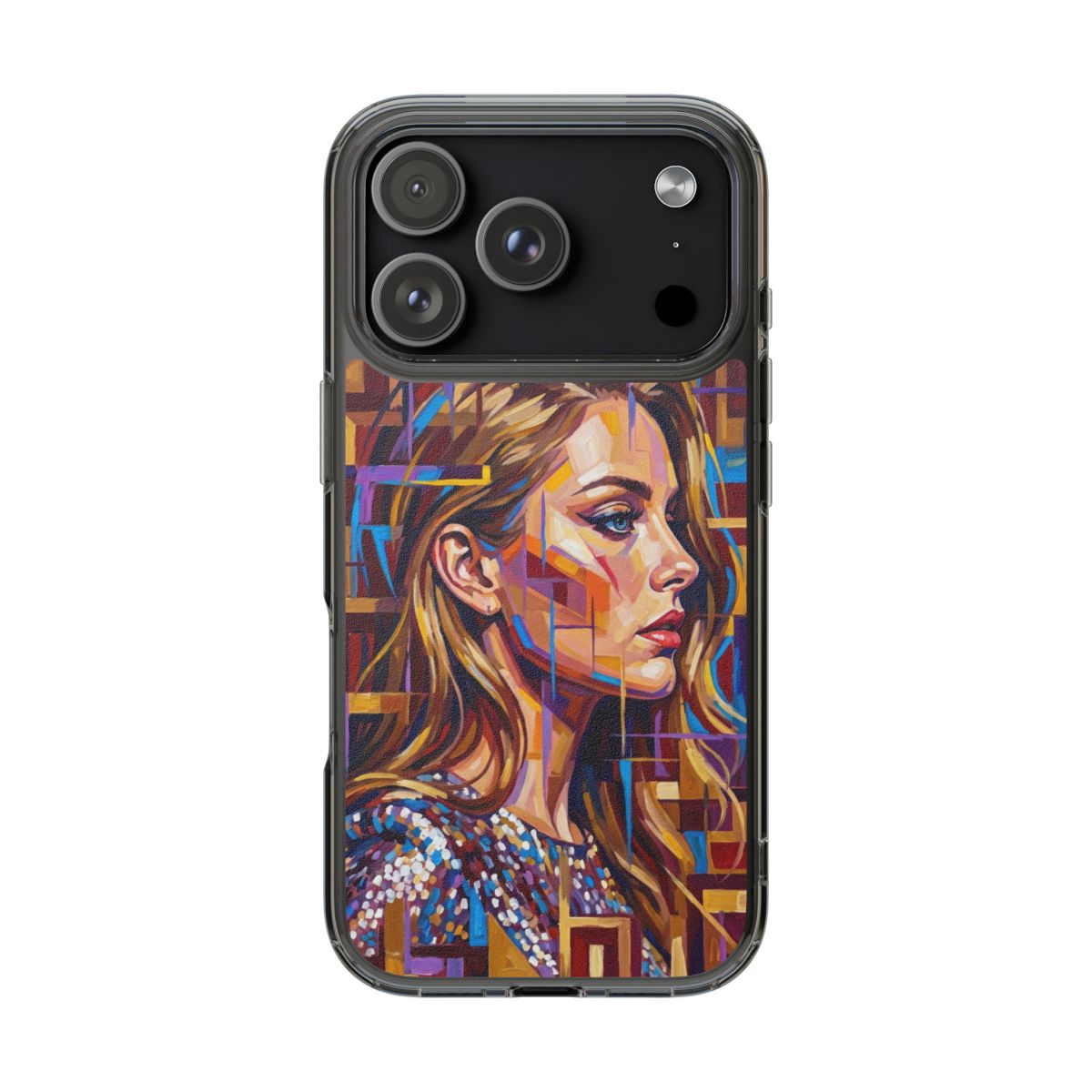Clear Impact-Resistant Case - Shattered Elegance | Echovira...