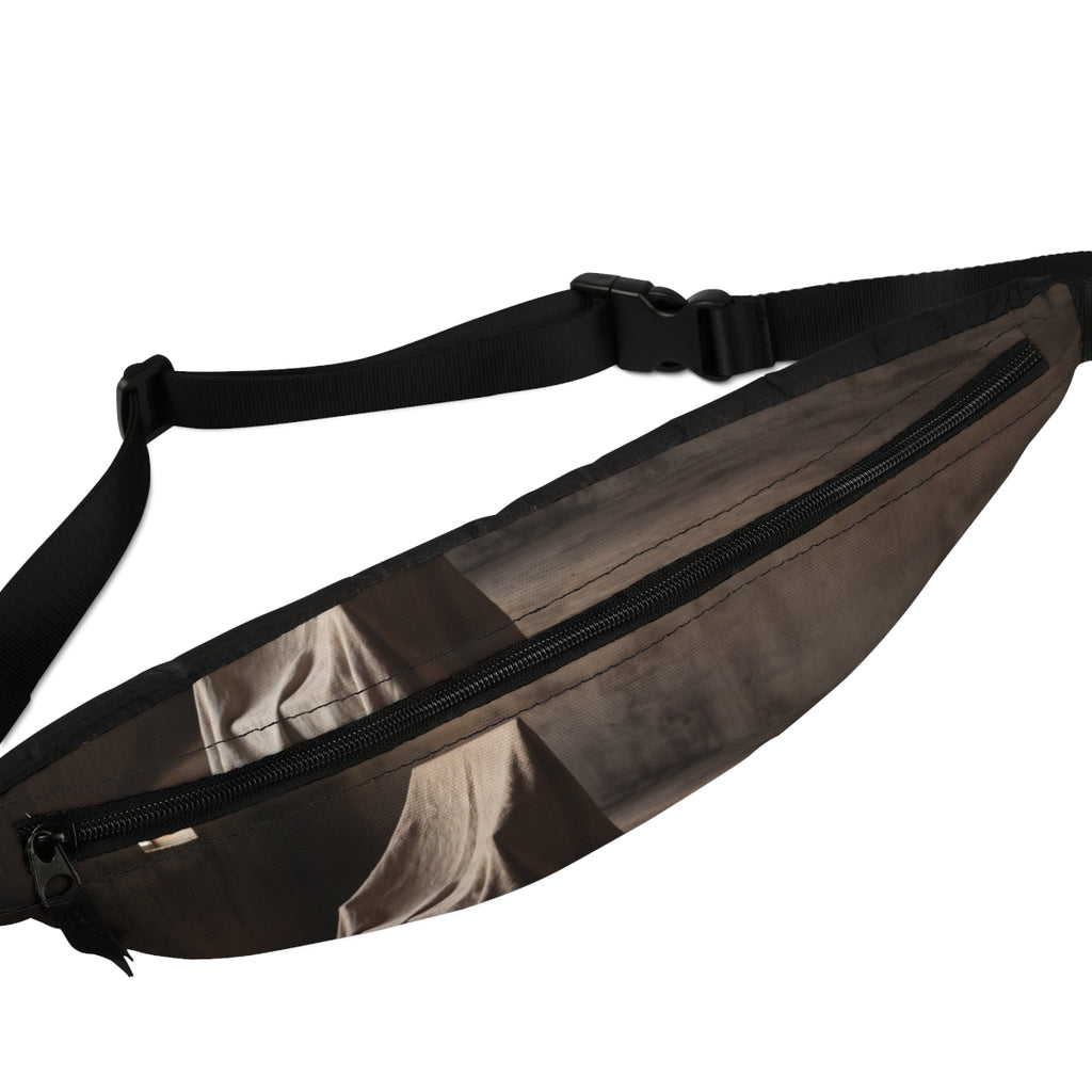Fanny Pack - Silent Echoes Moody Minimalist Linen Chair Art...