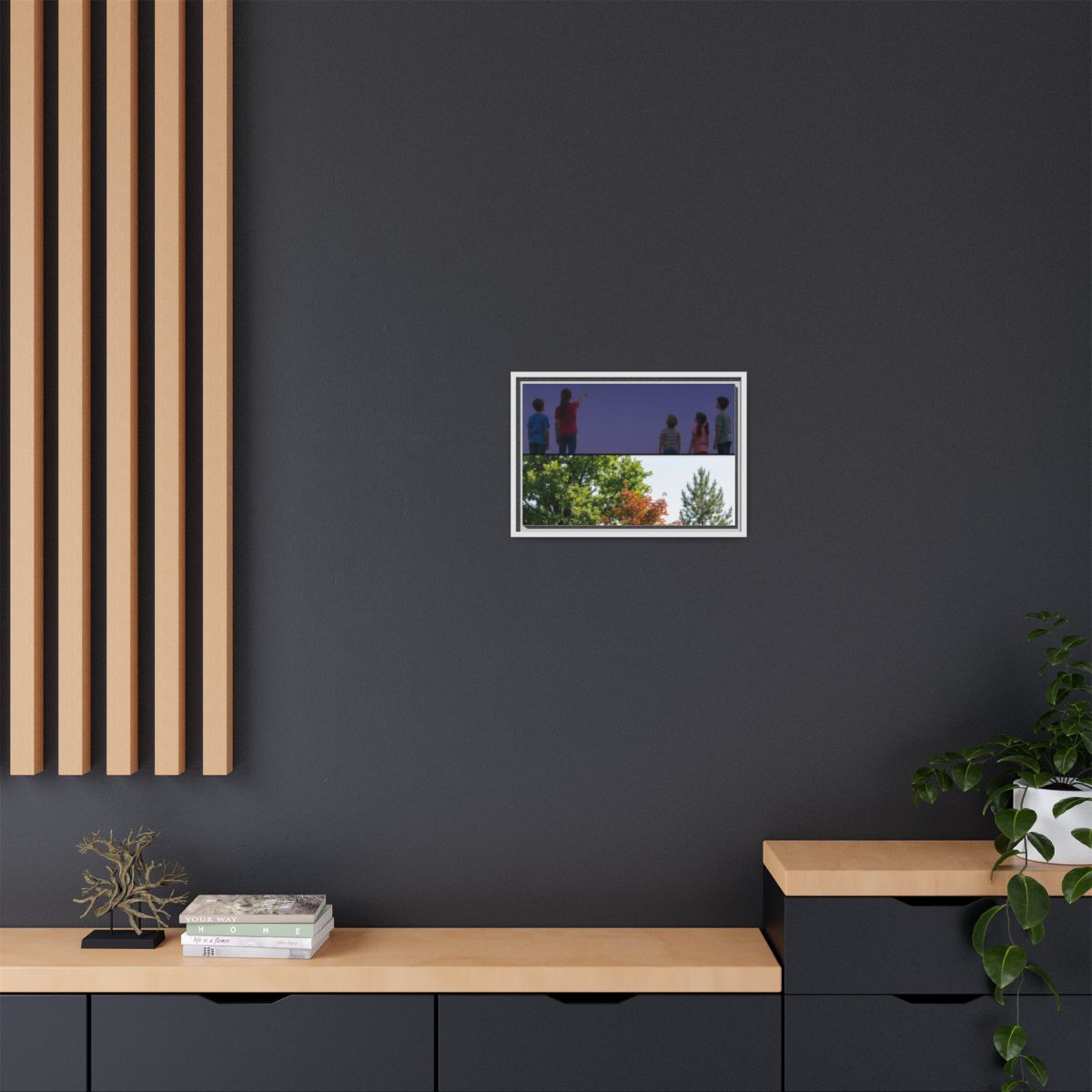 Framed Matte Canvas - Discovery — White / 1.25"