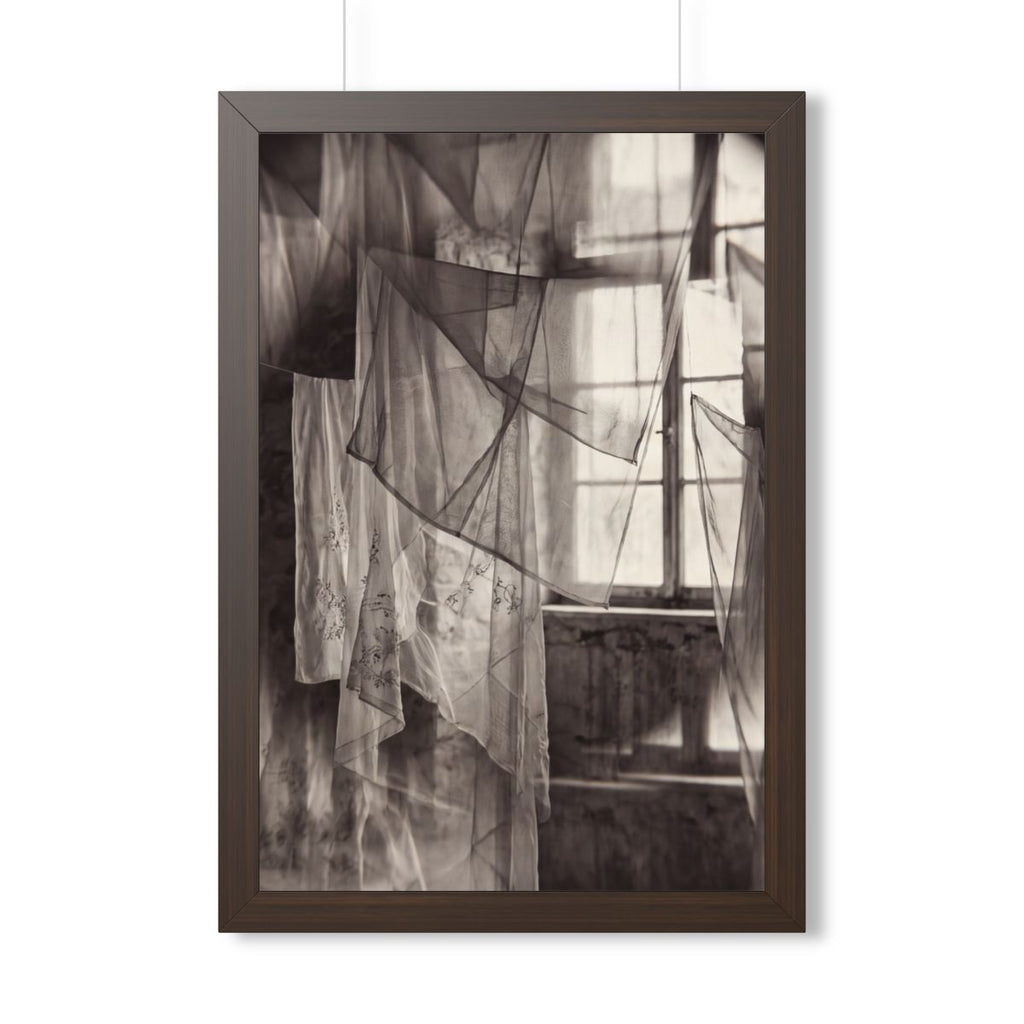 Framed Vertical Poster - Spectral Veils (11×14, 12×16... |...