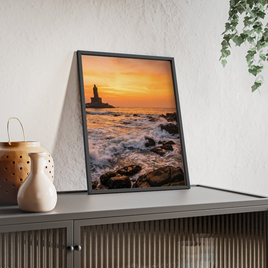 Framed Poster - Golden Hour Horizon