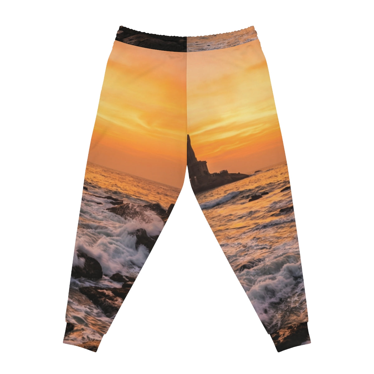 Athletic Joggers - Golden Ocean Flow