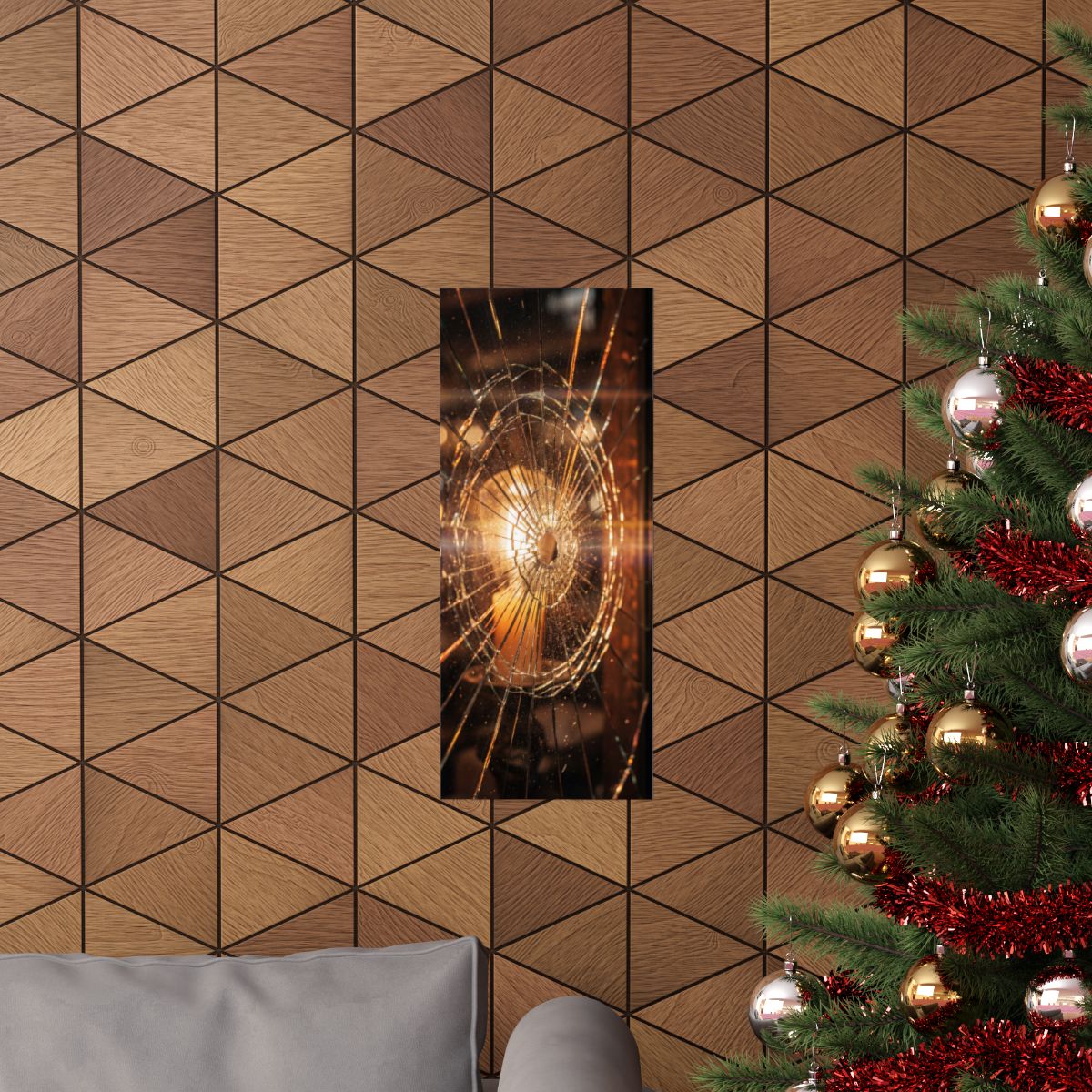 Matte Vertical Posters - Shattered Radiance Glass Art (8×10...