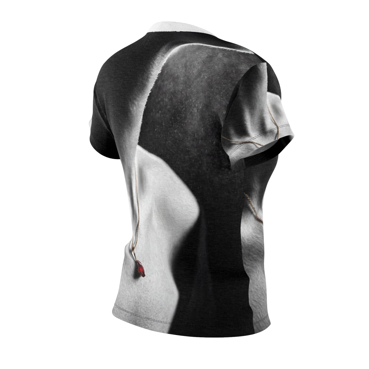 Women's Cut & Sew Tee - Crimson Solitude | Echovira Gallery