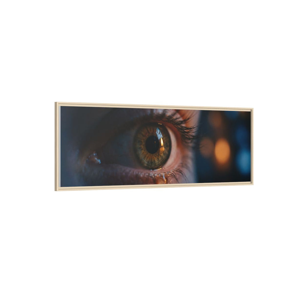 Framed Matte Canvas - Mystic Eye — Natural / 1.25"