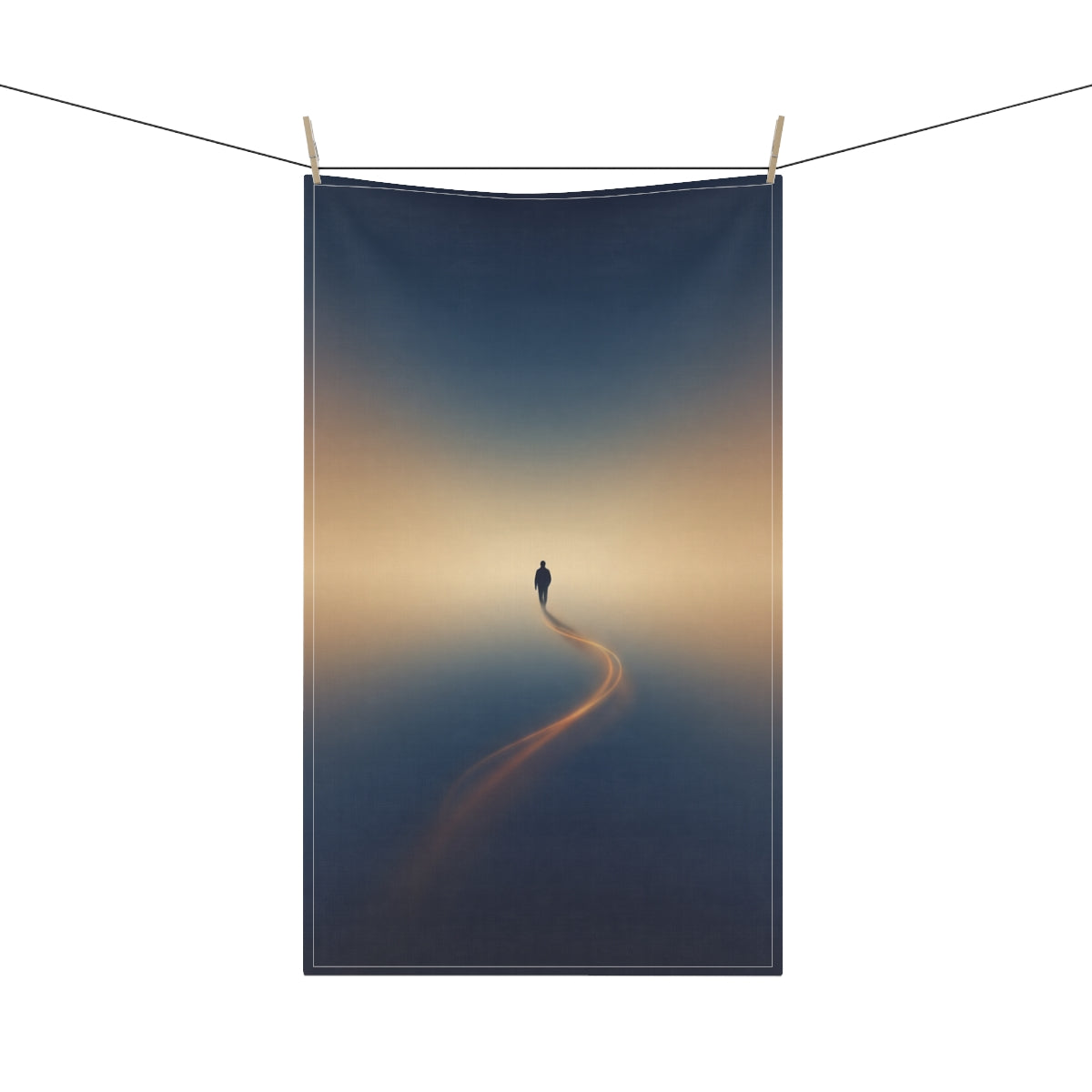 Tea Towels - Solitary Horizon Contemporary Wall Art |...